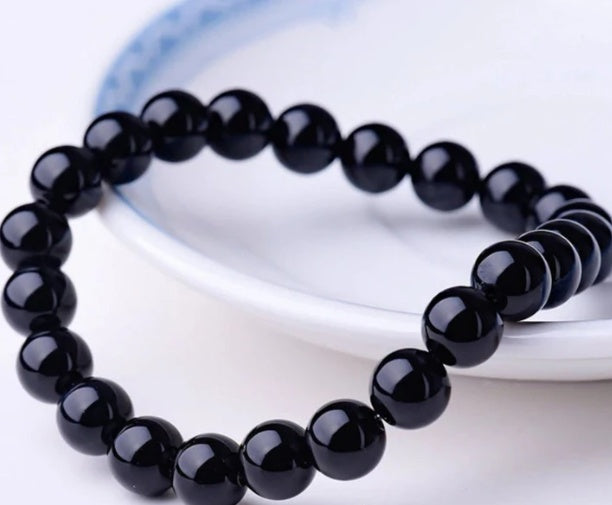 Black Onyx Geometric Bracelet for Women