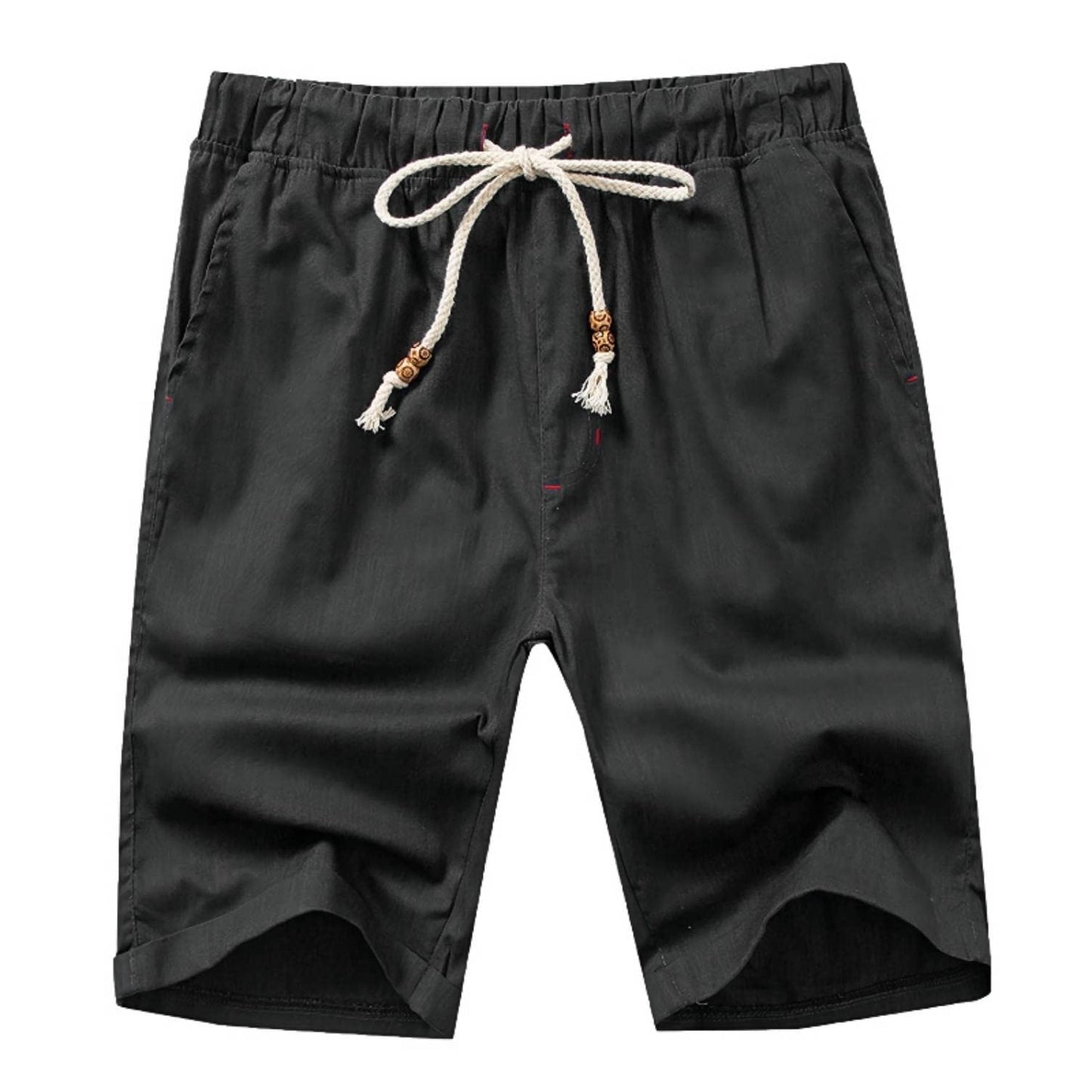 STICKON Men's Shorts Casual Classic Fit Drawstring Summer Beach Shorts with Elastic Waist and Pockets