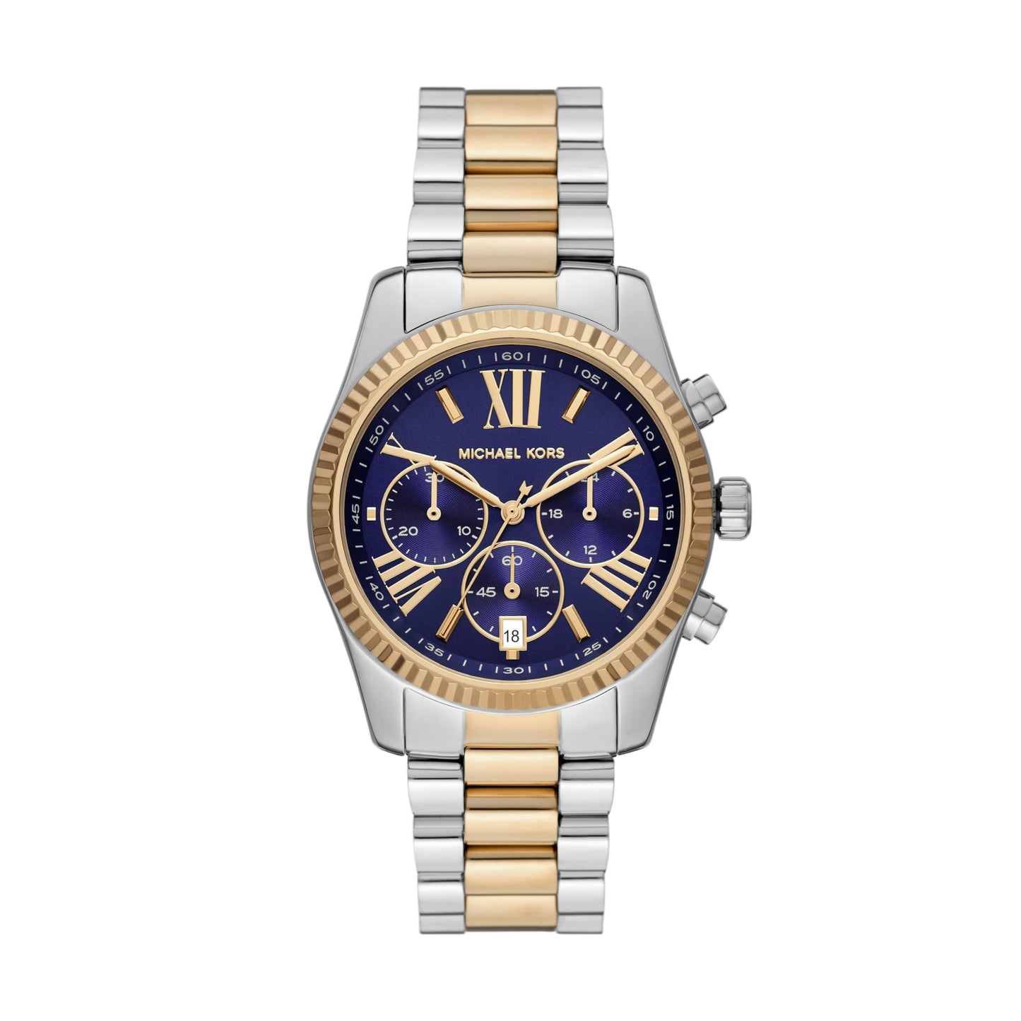 Michael Kors Lexington Women's Watch, Stainless Steel Chronograph Watch for Women