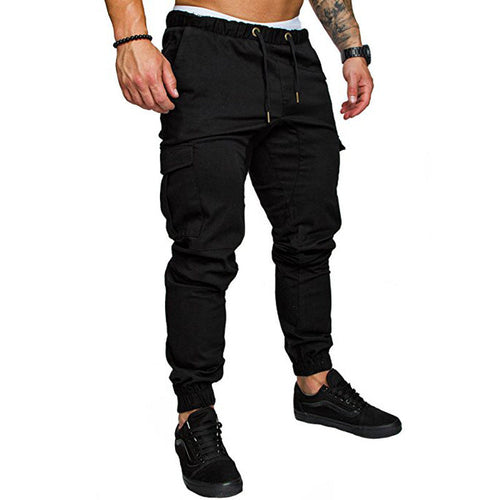 Men's Woven Fabric Casual Pants Corset Pants