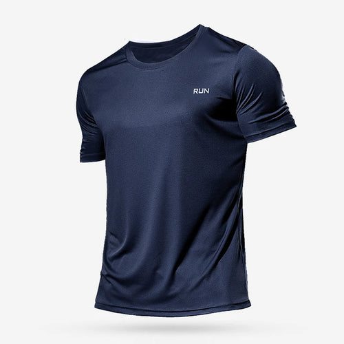 Summer Sport Gym t Shirt Men Quick Dry Running Bodybuilding Shirts Men