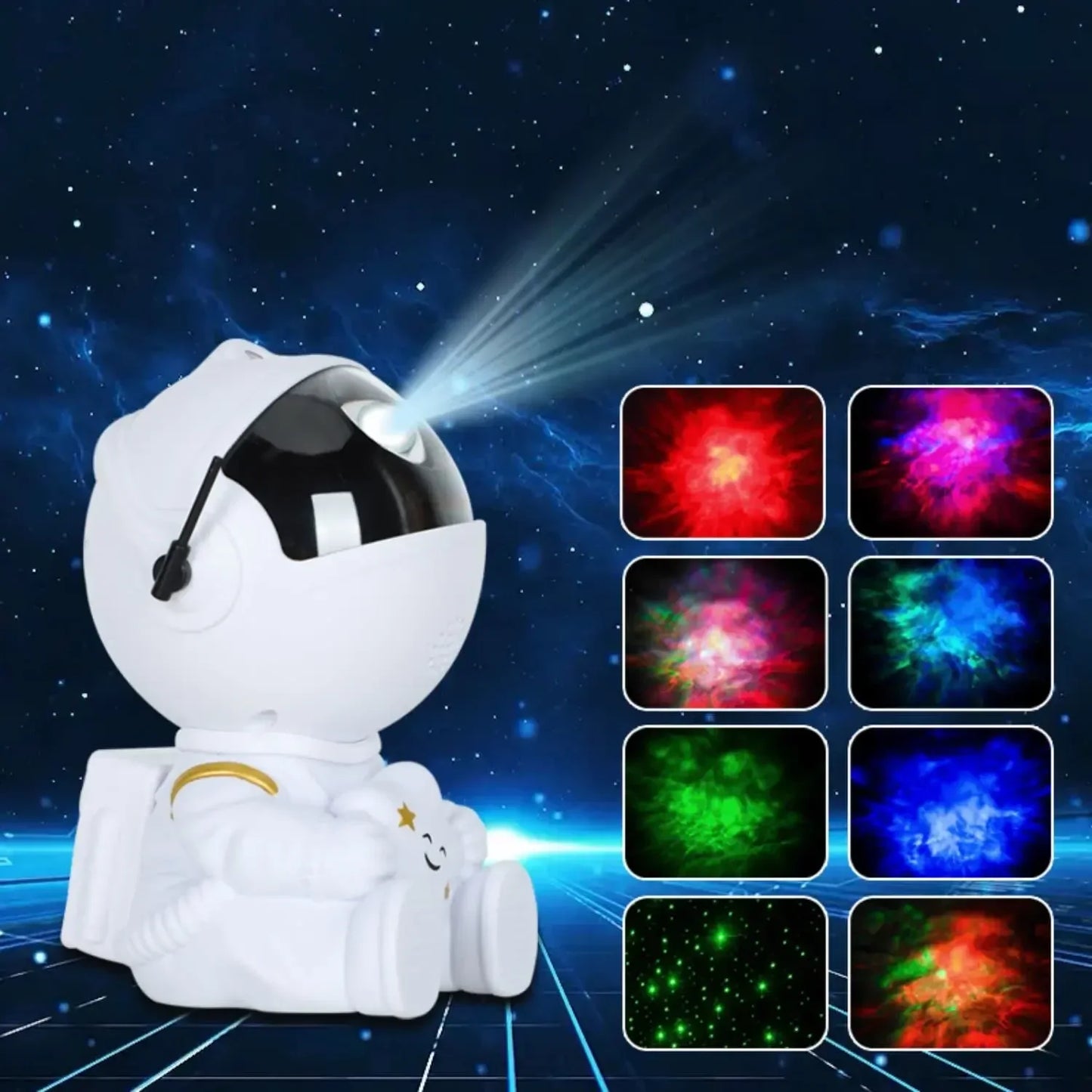 Star Projector Galaxy Night Light Astronaut Space Projector Starry