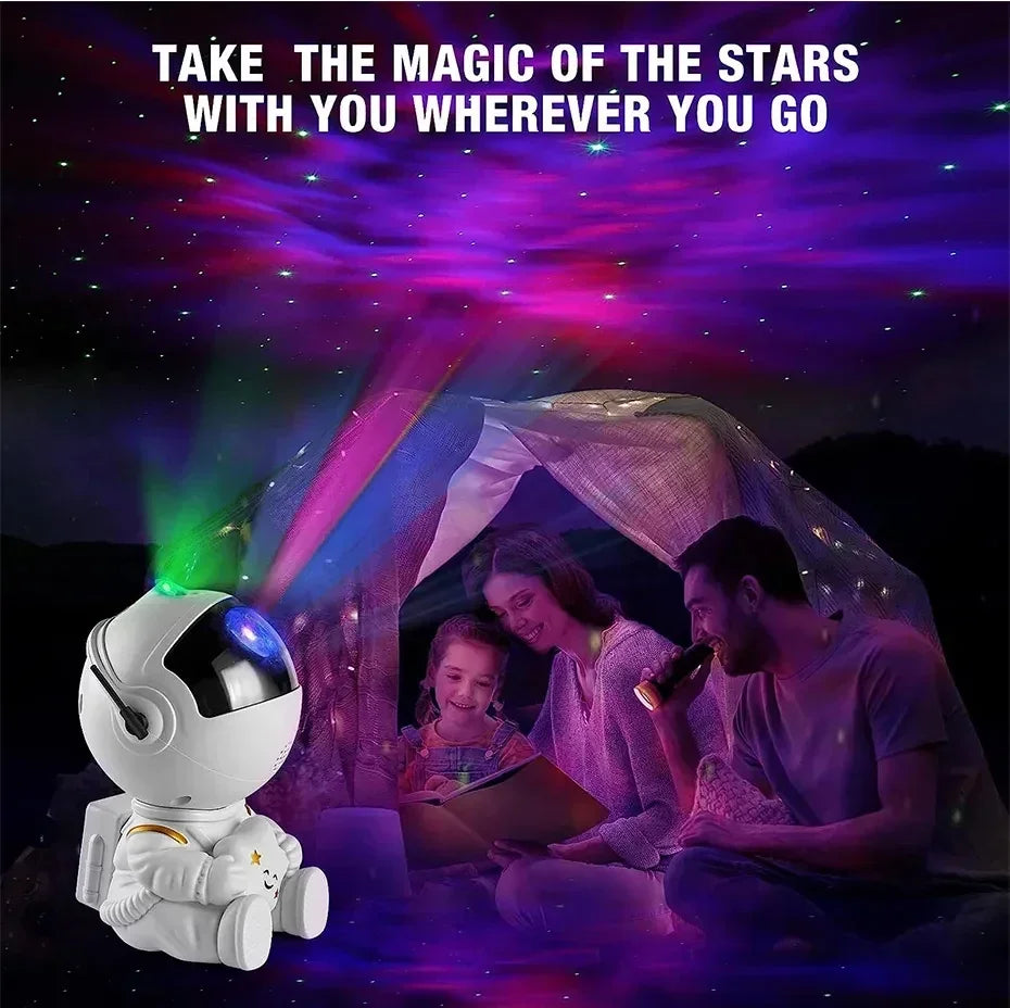 Star Projector Galaxy Night Light Astronaut Space Projector Starry