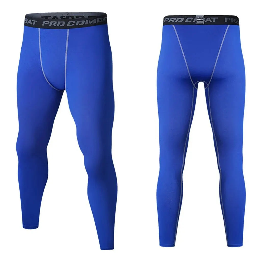 Men's Running Leggings Sportswear Quick Dry Gym Fitness Tights Workout