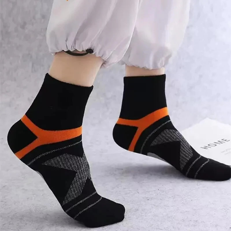 3 Pairs High Quality Men Socks Black Sports Socks Casual Soft Running