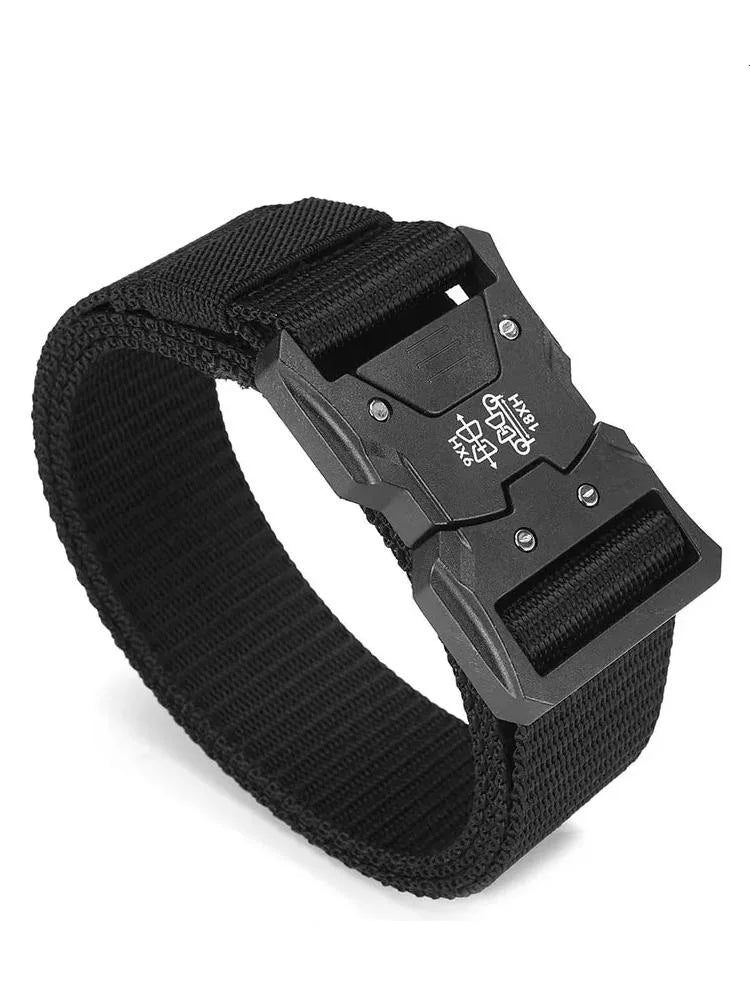 MEN'S Tactical Belts With Automatic Buckle Men's Canvas Belts Premium