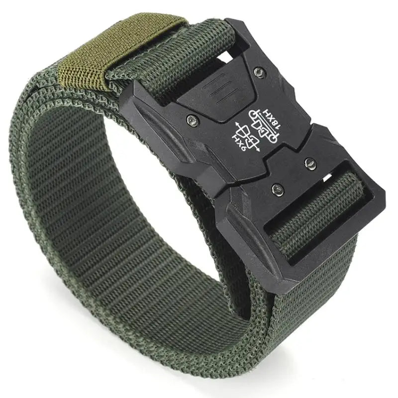 MEN'S Tactical Belts With Automatic Buckle Men's Canvas Belts Premium