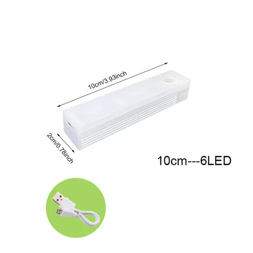 Wireless LED Night Light Motion Sensor Light Closet Night Lamp For