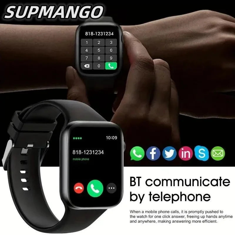 T168 Wireless Calling Smart Watch Make Answer Call Full Touch Sport