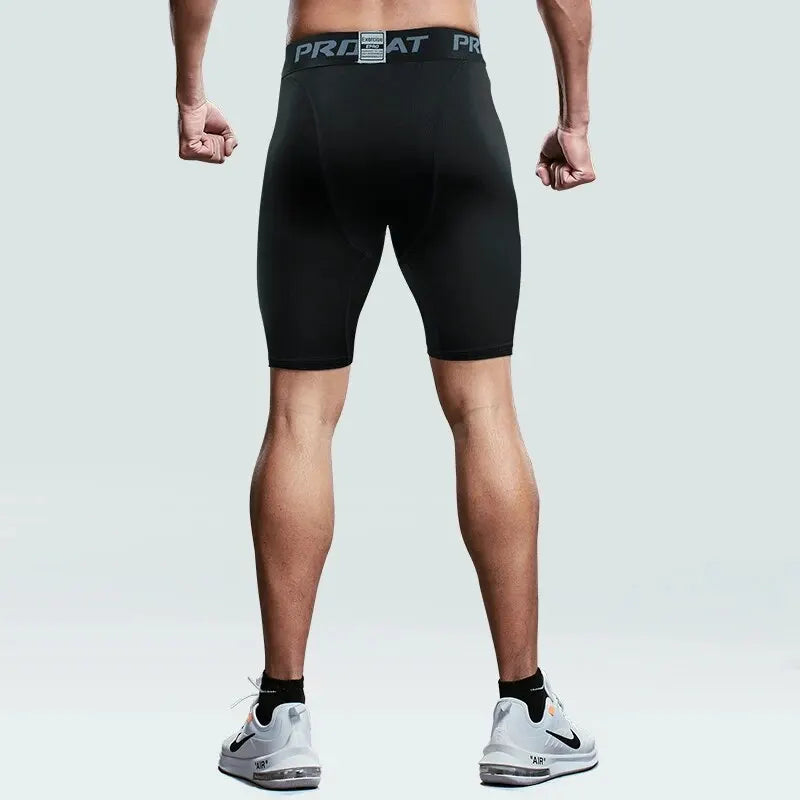 Fitness Pants Men'S Summer Thin Stretch Quick-Dry Sports Shorts