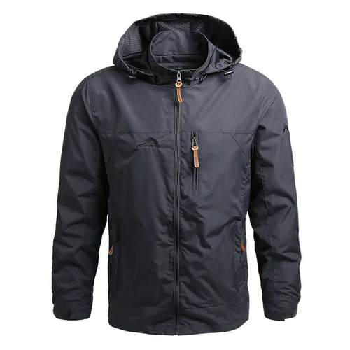 Windbreaker Men Tactical Jacket Waterproof Outdoor Hooded Coat Sports