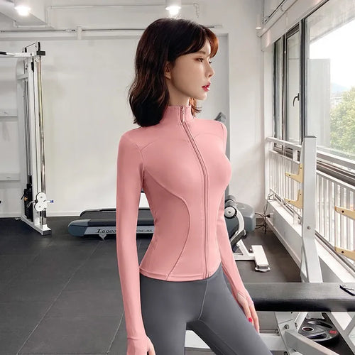 Women's Activewear Jacket Long Sleeve Slim Fit Sunscreen Sweatshirt