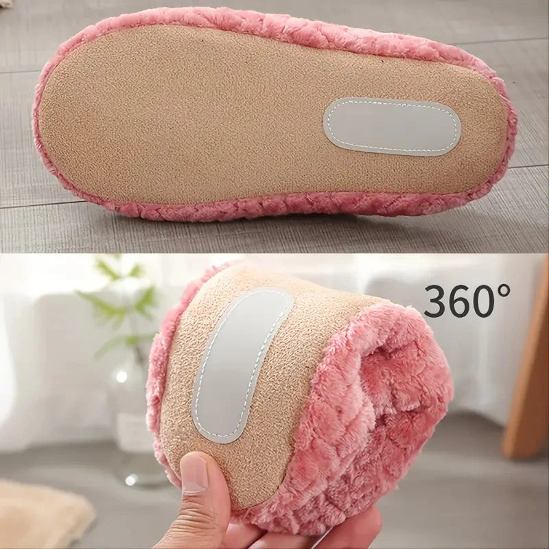 Unisex Fluffy Home Slippers Soft Lightweight Anti Slip Comfortable