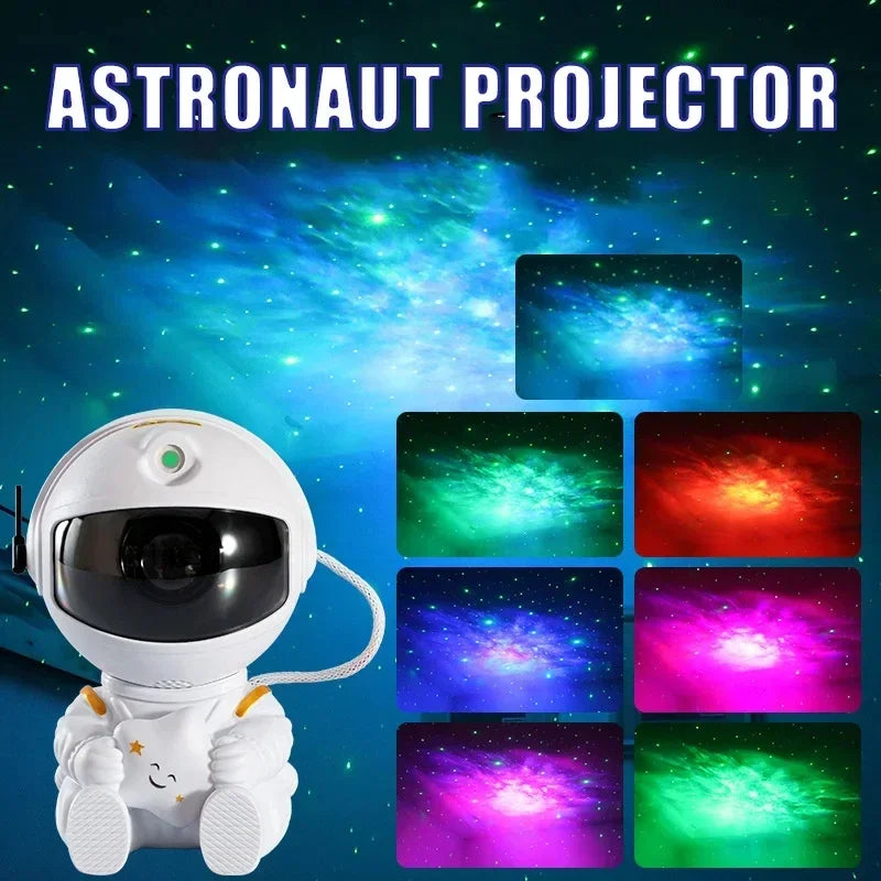 Star Projector Galaxy Night Light Astronaut Space Projector Starry