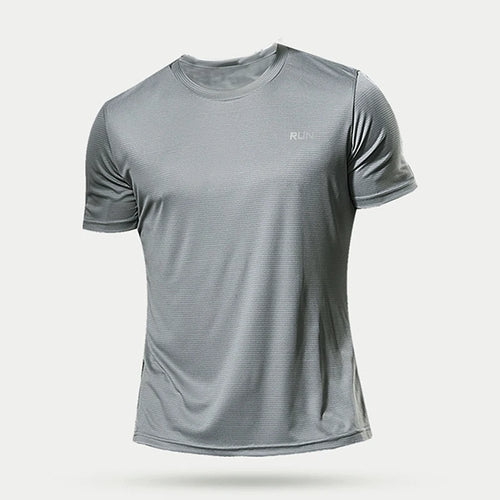 Summer Sport Gym t Shirt Men Quick Dry Running Bodybuilding Shirts Men