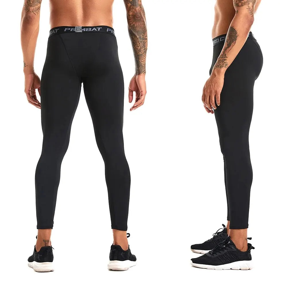 Men's Running Leggings Sportswear Quick Dry Gym Fitness Tights Workout